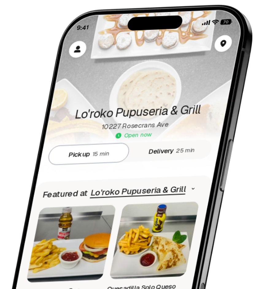 Lo'roko Pupuseria & Grill app preview